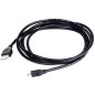 Gembird CCP-MUSB2-AMBM-6 USB-kabel 1.8m Sort Gembird CCP-MUSB2-AMBM-6 USB-kabel 1.8m Sort